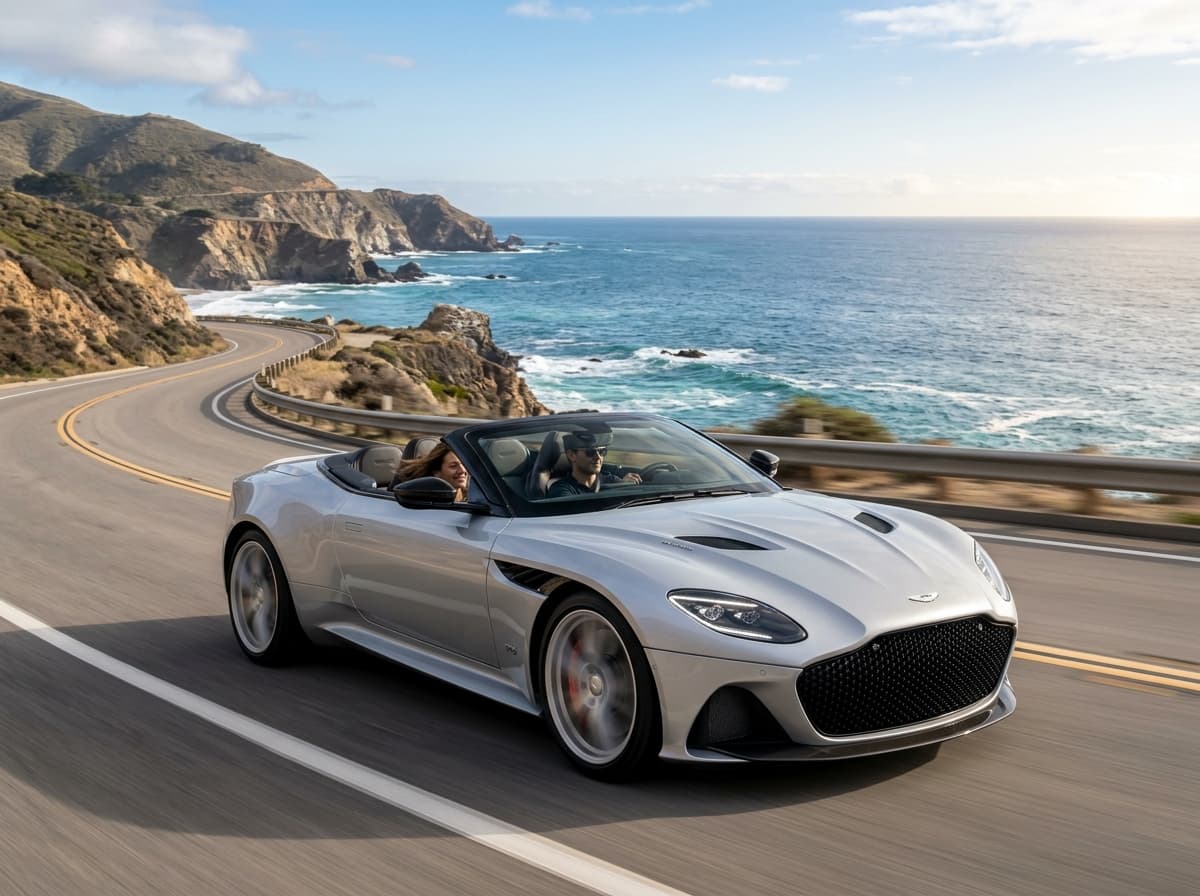 Convertible rental car